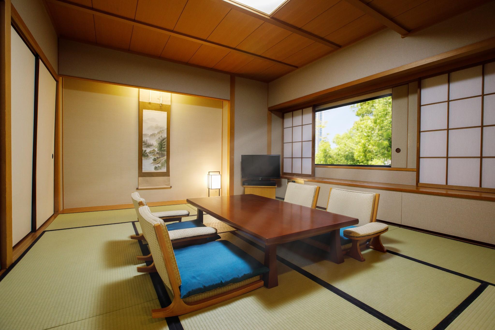 Hotel New Otani Hakata Fukuoka  Buitenkant foto A Japanese-style room at the hotel