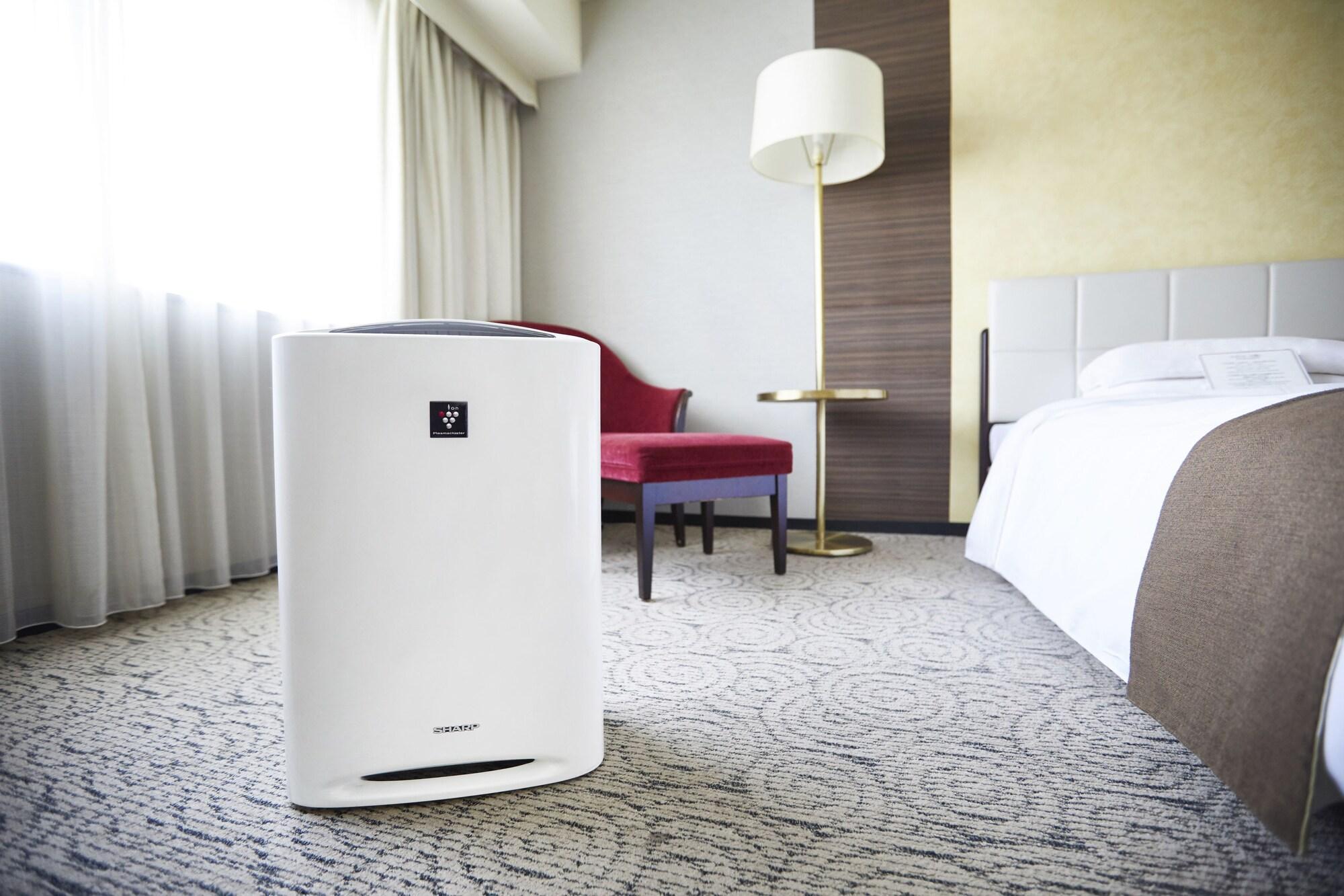 Hotel New Otani Hakata Fukuoka  Buitenkant foto A humidifier in a bedroom