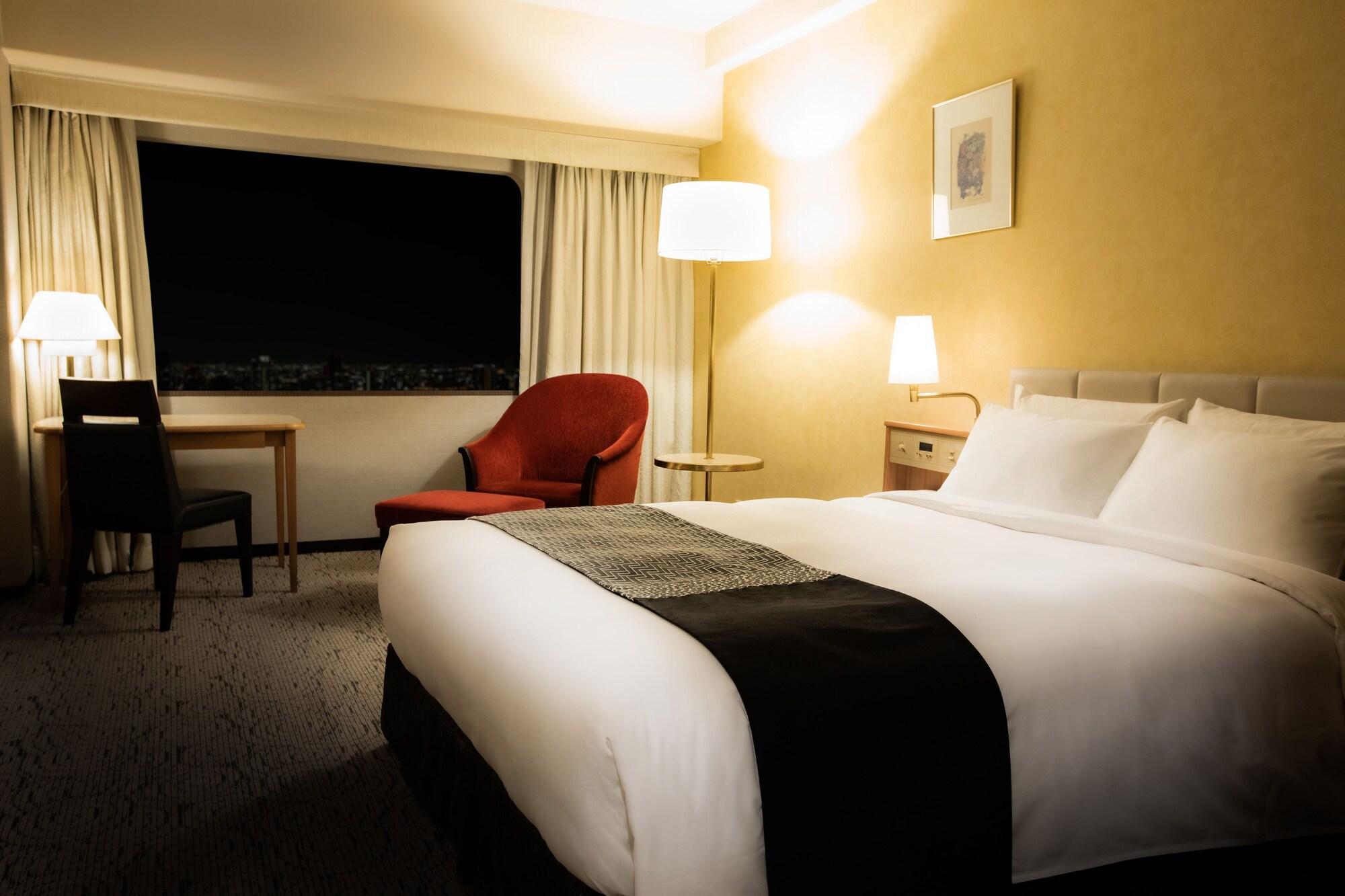 Hotel New Otani Hakata Fukuoka  Buitenkant foto A room at the hotel
